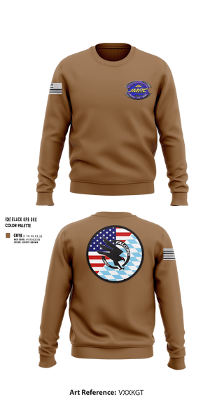 Crew Neck Sweatshirt, Falcon Team, JMRC, Army, Teamtime, Team time, sublimation, custom sports apparel, team uniforms, spirit wear, spiritwear, sports uniforms, custom shirts, team store, custom team store, fundraiser sports, apparel fundraiser