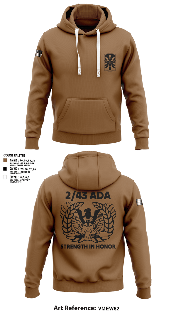 Hoodie, 2/43 ADA, Army, Teamtime, Team time, sublimation, custom sports apparel, team uniforms, spirit wear, spiritwear, sports uniforms, custom shirts, team store, custom team store, fundraiser sports, apparel fundraiser
