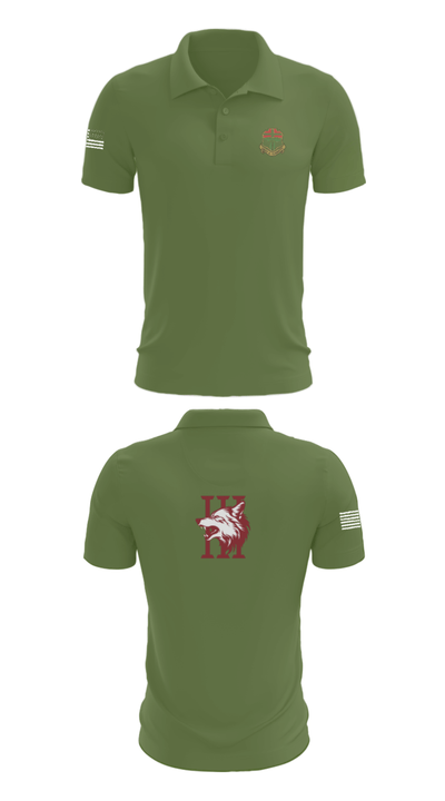 Apache company, 4-6 IN 88523274 Short Sleeve Performance Polo - 47