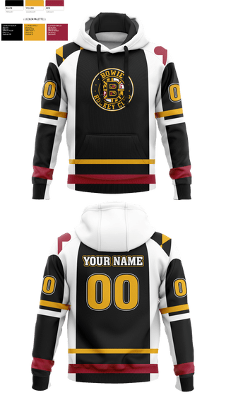 Hoodie, Bowie Hockey Club, Ice Hockey, Teamtime, Team time, sublimation, custom sports apparel, team uniforms, spirit wear, spiritwear, sports uniforms, custom shirts, team store, custom team store, fundraiser sports, apparel fundraiser