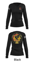 D FST 8-1 CAV 24153334 Women's Long Sleeve V-neck Shirt -1 37
