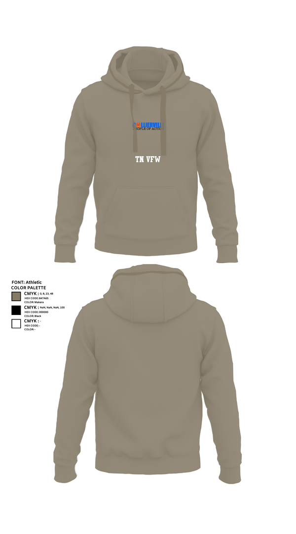 Hoodie, TN VFW, Army, Teamtime, Team time, sublimation, custom sports apparel, team uniforms, spirit wear, spiritwear, sports uniforms, custom shirts, team store, custom team store, fundraiser sports, apparel fundraiser