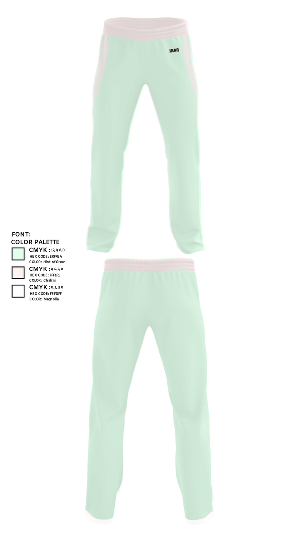 Sweatpants, Iraq, Men's Soccer, Teamtime, Team time, sublimation, custom sports apparel, team uniforms, spirit wear, spiritwear, sports uniforms, custom shirts, team store, custom team store, fundraiser sports, apparel fundraiser