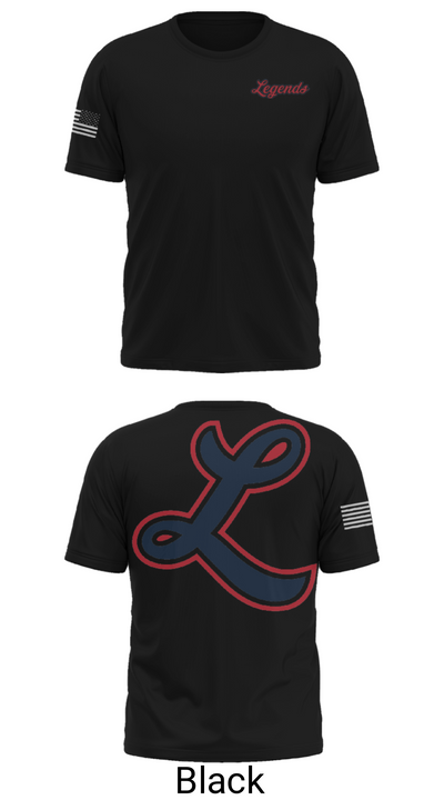 Louisville Legends Baseball 30344695 Short Sleeve Performance Shirt - 12
