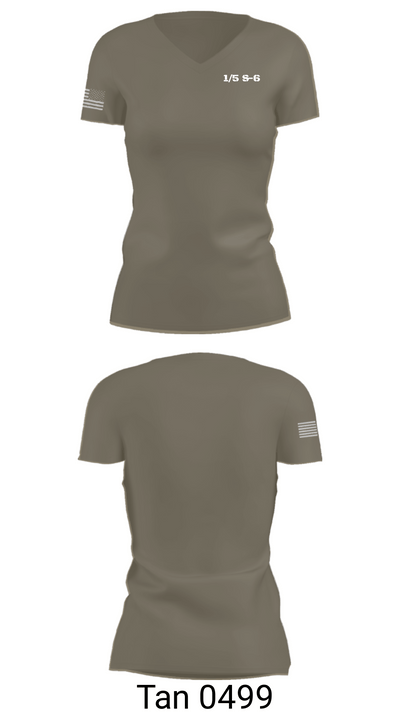 1/5 S-6 37202976 Women's Short Sleeve V-neck Shirt - 68