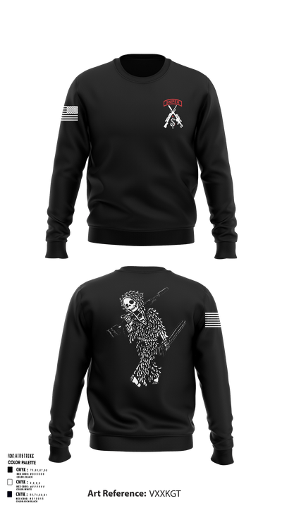 2-5 CAV Snipers 24011849 Crew Neck Sweatshirt - 115