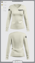 IDMT 24369770 Women's Long Sleeve V-neck Shirt - 3