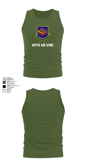 Tank Top, 167th air wing, , Teamtime, Team time, sublimation, custom sports apparel, team uniforms, spirit wear, spiritwear, sports uniforms, custom shirts, team store, custom team store, fundraiser sports, apparel fundraiser