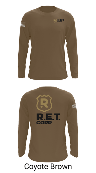 Long Sleeve Performance Shirt, RET CORP, Police, Teamtime, Team time, sublimation, custom sports apparel, team uniforms, spirit wear, spiritwear, sports uniforms, custom shirts, team store, custom team store, fundraiser sports, apparel fundraiser