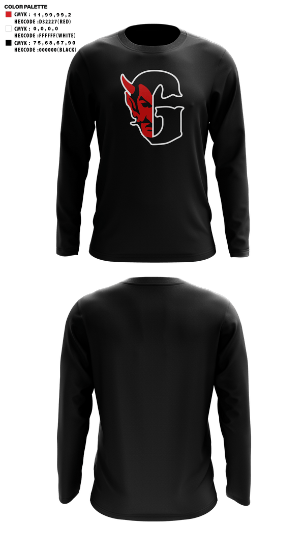 Long Sleeve Performance Shirt, Glenwood Springs High School Cheer, Cheer, Teamtime, Team time, sublimation, custom sports apparel, team uniforms, spirit wear, spiritwear, sports uniforms, custom shirts, team store, custom team store, fundraiser sports, apparel fundraiser
