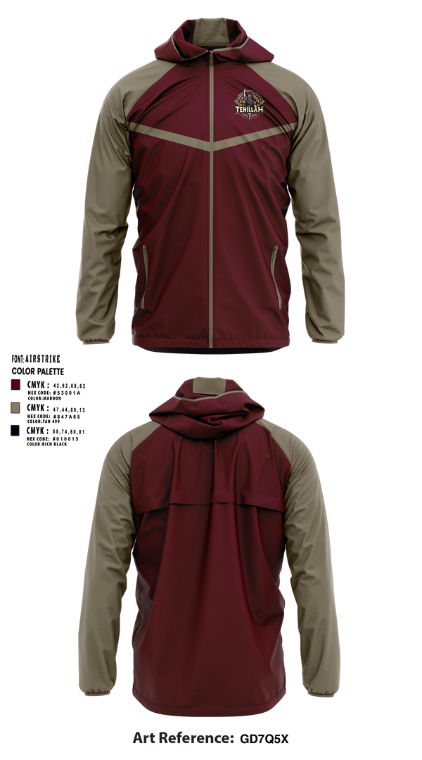 Tehillah Christian Academy 71436113 Windbreaker - 34