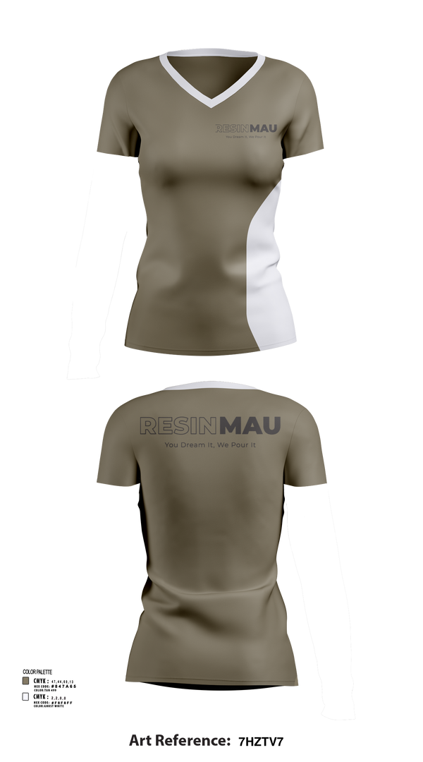 Womens Short Sleeve Vneck Shirt, Resin Mau, , Teamtime, Team time, sublimation, custom sports apparel, team uniforms, spirit wear, spiritwear, sports uniforms, custom shirts, team store, custom team store, fundraiser sports, apparel fundraiser