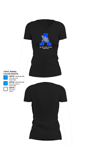 Womens Short Sleeve Vneck Shirt, Airport High School Volleyball, Women's Volleyball, Teamtime, Team time, sublimation, custom sports apparel, team uniforms, spirit wear, spiritwear, sports uniforms, custom shirts, team store, custom team store, fundraiser sports, apparel fundraiser