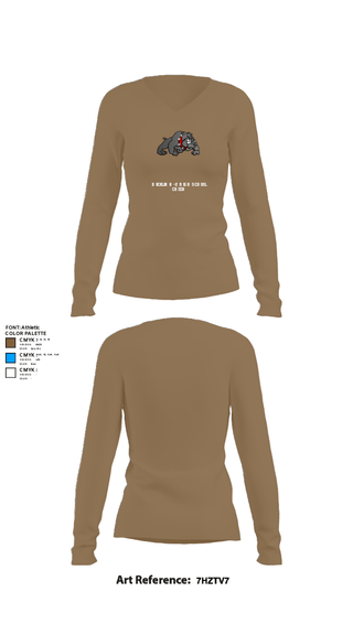 Womens Long Sleeve Vneck Shirt, Bucklin R-2 High School Cheer, Cheer, Teamtime, Team time, sublimation, custom sports apparel, team uniforms, spirit wear, spiritwear, sports uniforms, custom shirts, team store, custom team store, fundraiser sports, apparel fundraiser