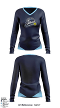 CV United Softball 25581706 Women's Long Sleeve V-neck Shirt - 2