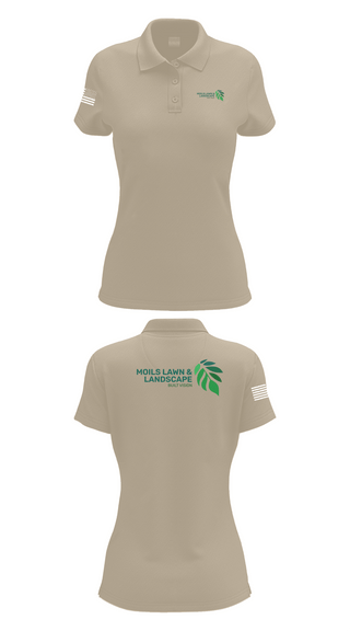 Womens Short Sleeve Performance Polo, Moils Lawn and landscape, , Teamtime, Team time, sublimation, custom sports apparel, team uniforms, spirit wear, spiritwear, sports uniforms, custom shirts, team store, custom team store, fundraiser sports, apparel fundraiser