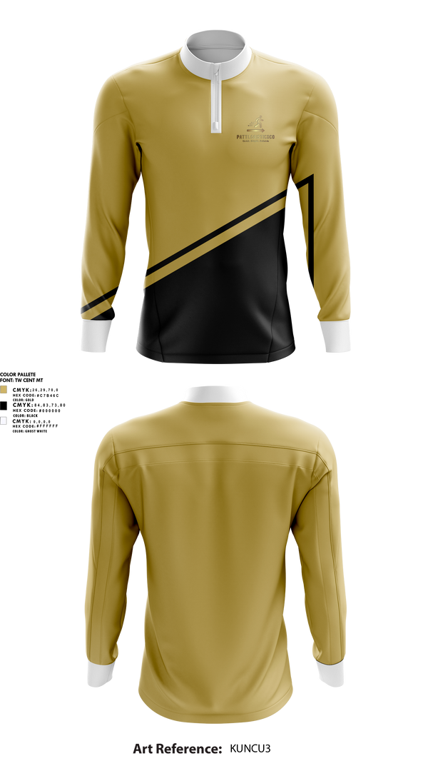 Quarter Zip Jacket, PattLogisticsMovingCo, , Teamtime, Team time, sublimation, custom sports apparel, team uniforms, spirit wear, spiritwear, sports uniforms, custom shirts, team store, custom team store, fundraiser sports, apparel fundraiser