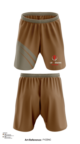 Athletic Shorts With Pockets, Lb electric, , Teamtime, Team time, sublimation, custom sports apparel, team uniforms, spirit wear, spiritwear, sports uniforms, custom shirts, team store, custom team store, fundraiser sports, apparel fundraiser