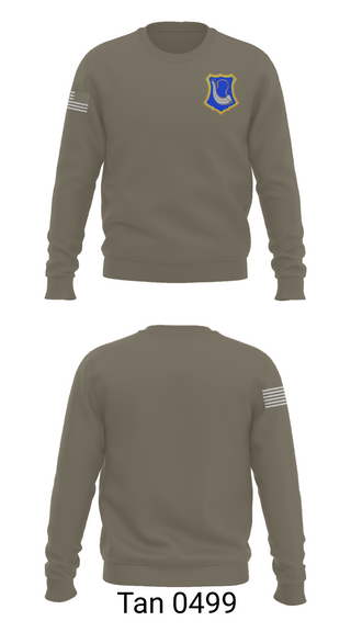Crew Neck Sweatshirt, C-Co. 1-181st, National Guard, Teamtime, Team time, sublimation, custom sports apparel, team uniforms, spirit wear, spiritwear, sports uniforms, custom shirts, team store, custom team store, fundraiser sports, apparel fundraiser