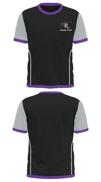 Meade High School Track 444243 Short Sleeve Performance Shirt - 24