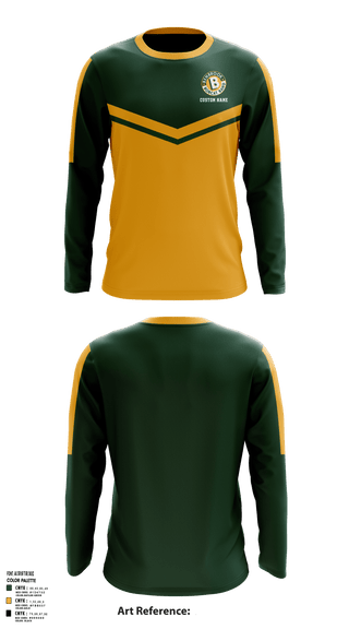 Long Sleeve Performance Shirt, Benbrook High School Bobcat Marching Band, , Teamtime, Team time, sublimation, custom sports apparel, team uniforms, spirit wear, spiritwear, sports uniforms, custom shirts, team store, custom team store, fundraiser sports, apparel fundraiser