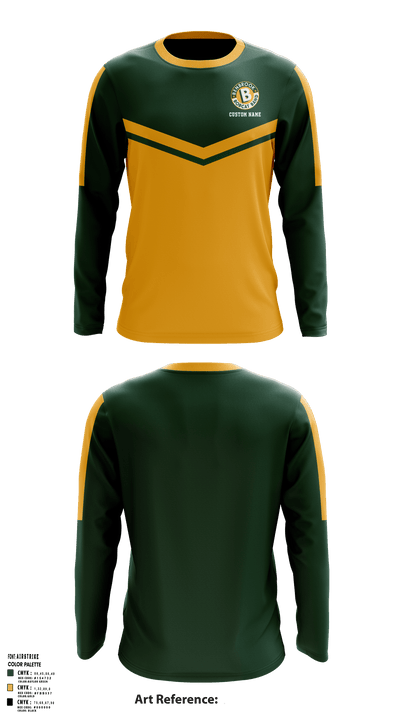 Benbrook High School Bobcat Marching Band 42896694 Long Sleeve Performance Shirt -1