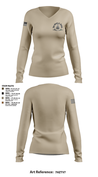Womens Long Sleeve Vneck Shirt, The World of Armor, , Teamtime, Team time, sublimation, custom sports apparel, team uniforms, spirit wear, spiritwear, sports uniforms, custom shirts, team store, custom team store, fundraiser sports, apparel fundraiser