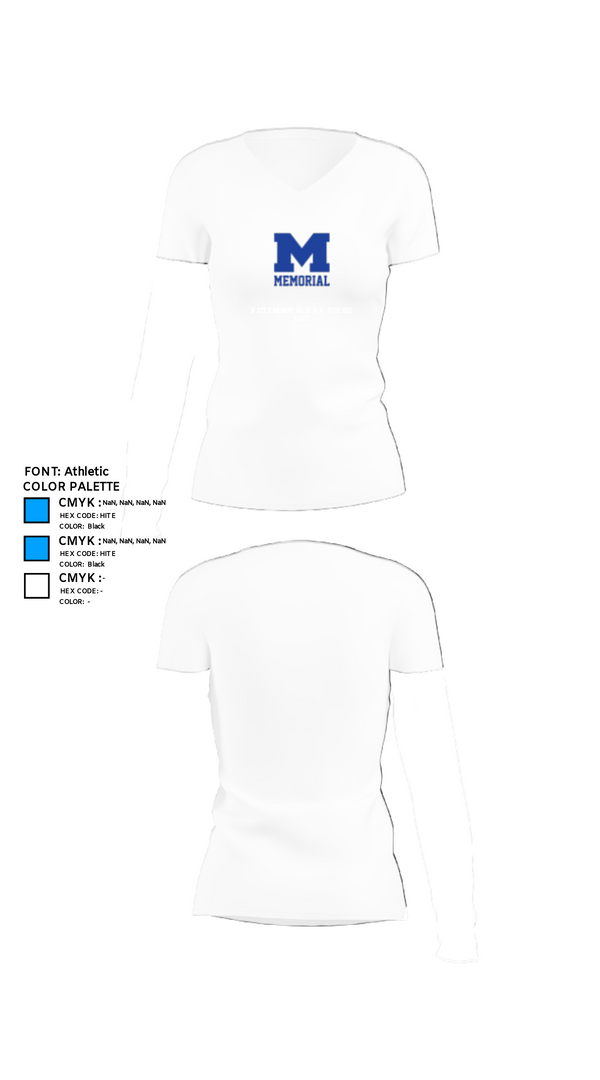 Womens Short Sleeve Vneck Shirt, Reitz Memorial High School Golf, Golf, Teamtime, Team time, sublimation, custom sports apparel, team uniforms, spirit wear, spiritwear, sports uniforms, custom shirts, team store, custom team store, fundraiser sports, apparel fundraiser