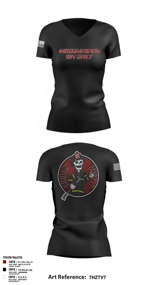 Womens Short Sleeve Vneck Shirt, Engine 12, Fire Department, Teamtime, Team time, sublimation, custom sports apparel, team uniforms, spirit wear, spiritwear, sports uniforms, custom shirts, team store, custom team store, fundraiser sports, apparel fundraiser