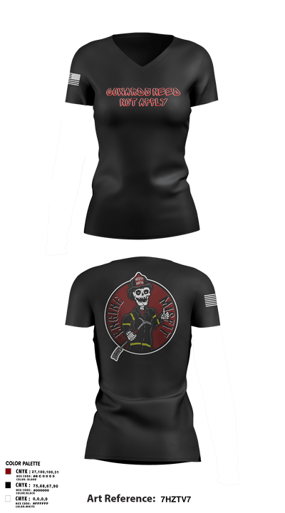 Engine 12 90683850 Women's Short Sleeve V-neck Shirt - 3