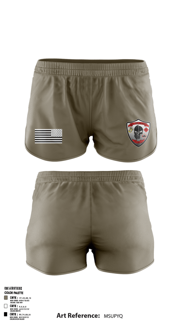 Ranger Panties, Det. 4 Tows and Scouts 4th Tank Battalion, , Teamtime, Team time, sublimation, custom sports apparel, team uniforms, spirit wear, spiritwear, sports uniforms, custom shirts, team store, custom team store, fundraiser sports, apparel fundraiser