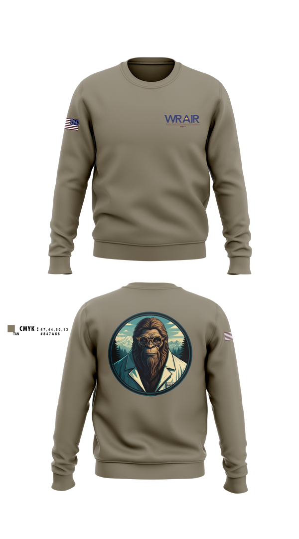 Crew Neck Sweatshirt, Walter Reed Army Institute of Research - West, , Teamtime, Team time, sublimation, custom sports apparel, team uniforms, spirit wear, spiritwear, sports uniforms, custom shirts, team store, custom team store, fundraiser sports, apparel fundraiser