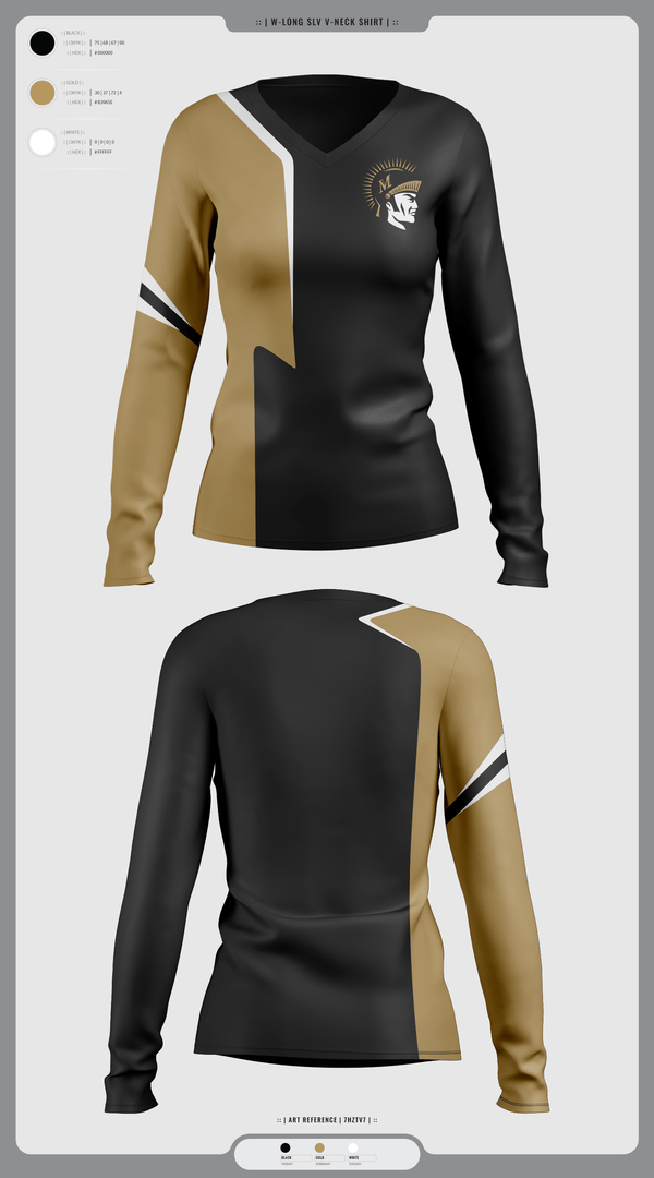 Womens Long Sleeve Vneck Shirt, Millington Central High School Wrestling, Wrestling, Teamtime, Team time, sublimation, custom sports apparel, team uniforms, spirit wear, spiritwear, sports uniforms, custom shirts, team store, custom team store, fundraiser sports, apparel fundraiser