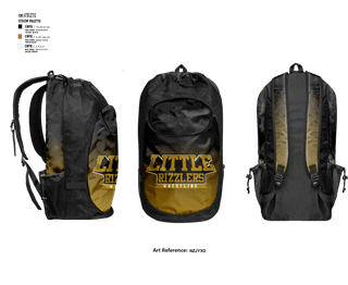Gear Bag, Little rizzlers, Wrestling, Teamtime, Team time, sublimation, custom sports apparel, team uniforms, spirit wear, spiritwear, sports uniforms, custom shirts, team store, custom team store, fundraiser sports, apparel fundraiser