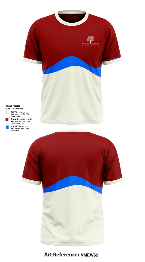 Short Sleeve Performance Shirt, Hope Restoration Ministries, , Teamtime, Team time, sublimation, custom sports apparel, team uniforms, spirit wear, spiritwear, sports uniforms, custom shirts, team store, custom team store, fundraiser sports, apparel fundraiser