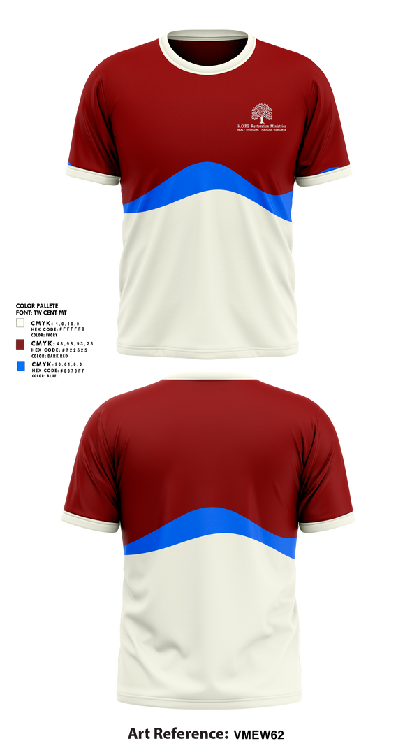 Short Sleeve Performance Shirt, Hope Restoration Ministries, , Teamtime, Team time, sublimation, custom sports apparel, team uniforms, spirit wear, spiritwear, sports uniforms, custom shirts, team store, custom team store, fundraiser sports, apparel fundraiser