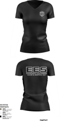 Emergency Equipment Sales & Service 90010417 Women's Short Sleeve V-neck Shirt - 3