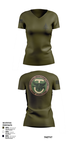 Womens Short Sleeve Vneck Shirt, SRT, Marines, Teamtime, Team time, sublimation, custom sports apparel, team uniforms, spirit wear, spiritwear, sports uniforms, custom shirts, team store, custom team store, fundraiser sports, apparel fundraiser