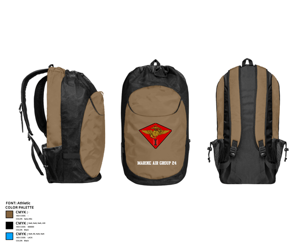 Gear Bag, Marine Air Group 24, Marines, Teamtime, Team time, sublimation, custom sports apparel, team uniforms, spirit wear, spiritwear, sports uniforms, custom shirts, team store, custom team store, fundraiser sports, apparel fundraiser