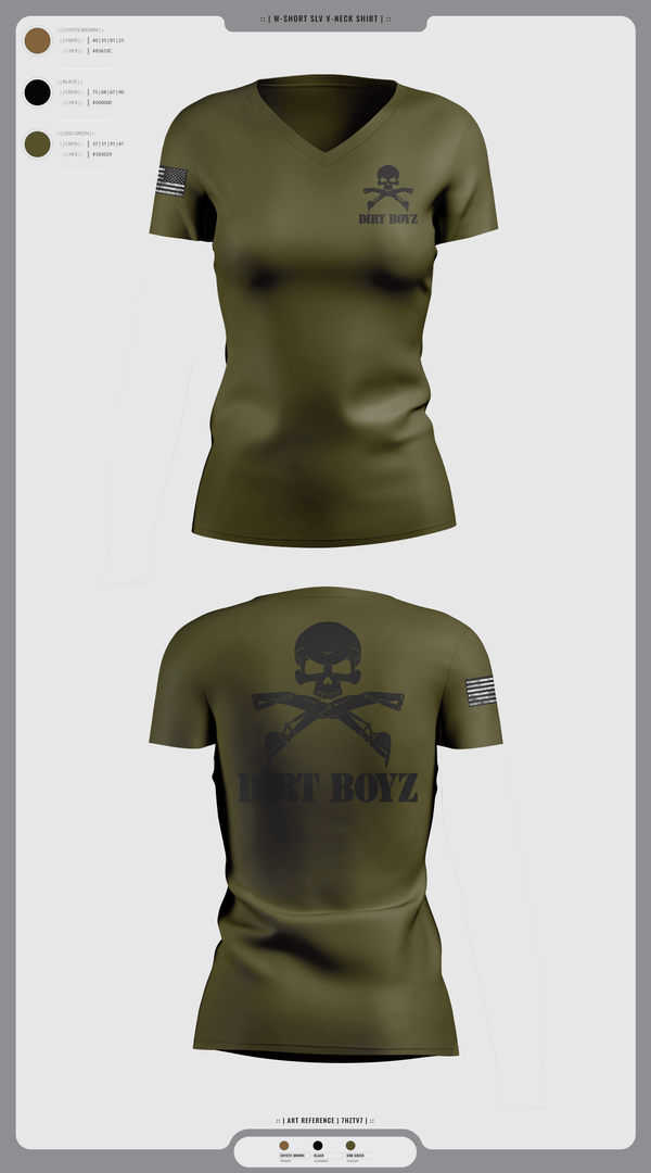 Womens Short Sleeve Vneck Shirt, Dirt boyz, Air Force, Teamtime, Team time, sublimation, custom sports apparel, team uniforms, spirit wear, spiritwear, sports uniforms, custom shirts, team store, custom team store, fundraiser sports, apparel fundraiser