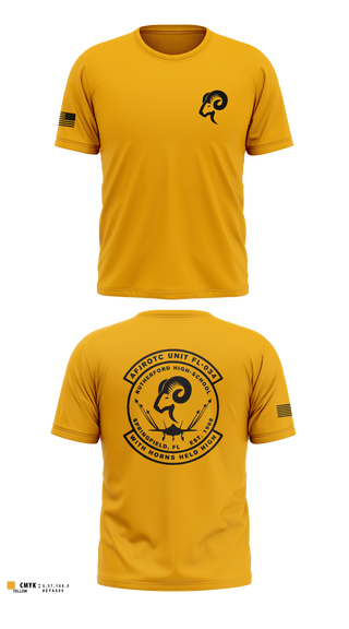 Short Sleeve Performance Shirt, AFJROTC FL-034, Air Force, Teamtime, Team time, sublimation, custom sports apparel, team uniforms, spirit wear, spiritwear, sports uniforms, custom shirts, team store, custom team store, fundraiser sports, apparel fundraiser