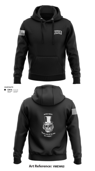 Hoodie, APSU RANGER CHALLENGE, Army, Teamtime, Team time, sublimation, custom sports apparel, team uniforms, spirit wear, spiritwear, sports uniforms, custom shirts, team store, custom team store, fundraiser sports, apparel fundraiser