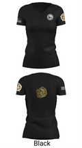T. BLACK SECURITY SERVICES 55928039 Women's Short Sleeve V-neck Shirt - 38