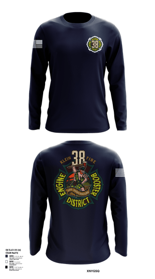 Long Sleeve Performance Shirt, Klein Fire 38, Fire Department, Teamtime, Team time, sublimation, custom sports apparel, team uniforms, spirit wear, spiritwear, sports uniforms, custom shirts, team store, custom team store, fundraiser sports, apparel fundraiser