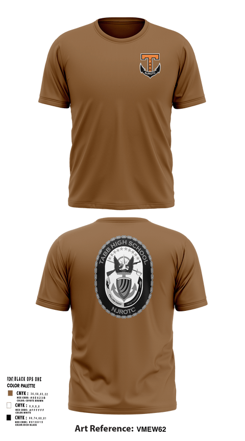 Short Sleeve Performance Shirt, Tabb NJROTC, Navy, Teamtime, Team time, sublimation, custom sports apparel, team uniforms, spirit wear, spiritwear, sports uniforms, custom shirts, team store, custom team store, fundraiser sports, apparel fundraiser