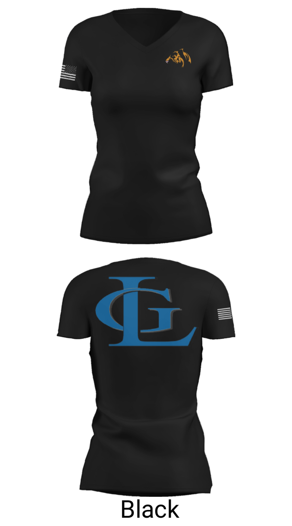 Womens Short Sleeve Vneck Shirt, La Grande High School Soccer, Men's Soccer, Teamtime, Team time, sublimation, custom sports apparel, team uniforms, spirit wear, spiritwear, sports uniforms, custom shirts, team store, custom team store, fundraiser sports, apparel fundraiser