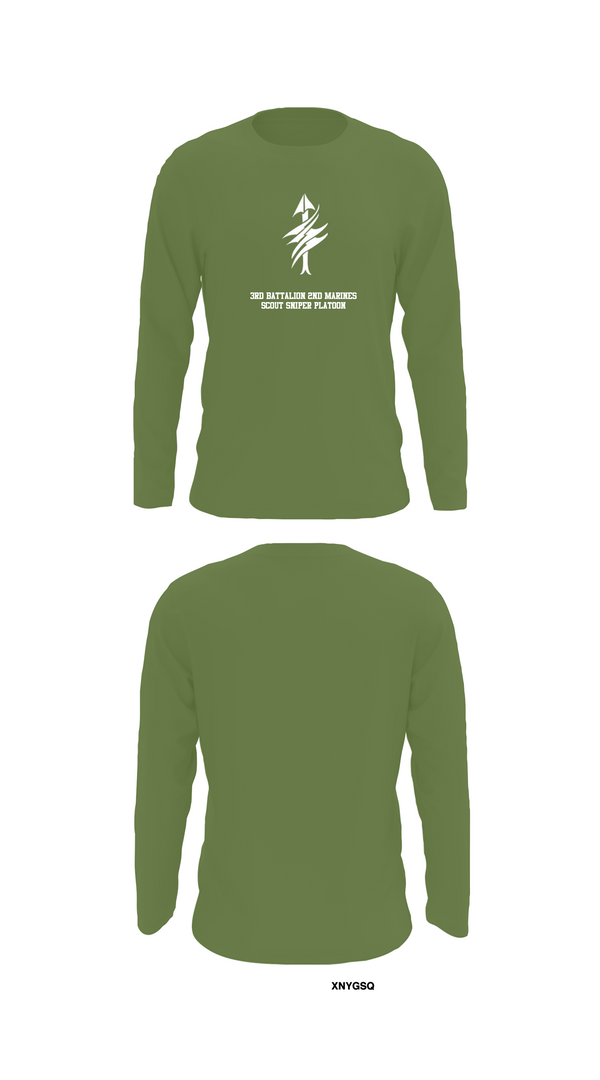 Long Sleeve Performance Shirt, 3rd Battalion 2nd Marines Scout Sniper Platoon, Marines, Teamtime, Team time, sublimation, custom sports apparel, team uniforms, spirit wear, spiritwear, sports uniforms, custom shirts, team store, custom team store, fundraiser sports, apparel fundraiser