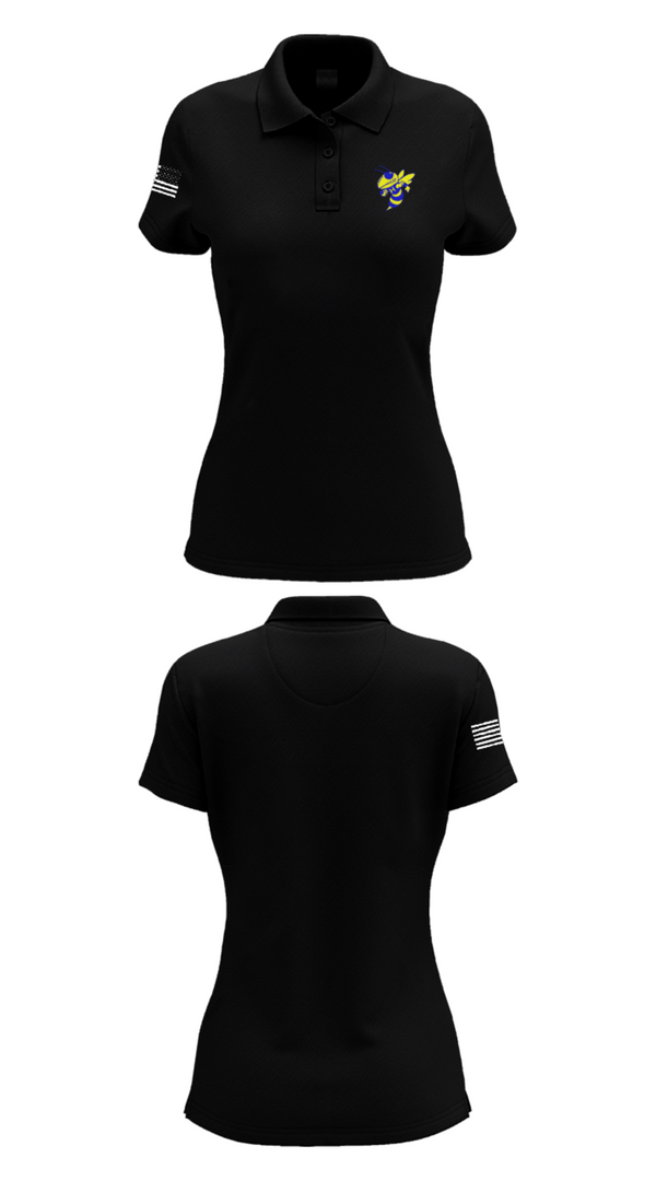 Womens Short Sleeve Performance Polo, Hillsdale High School Cheer, Cheer, Teamtime, Team time, sublimation, custom sports apparel, team uniforms, spirit wear, spiritwear, sports uniforms, custom shirts, team store, custom team store, fundraiser sports, apparel fundraiser