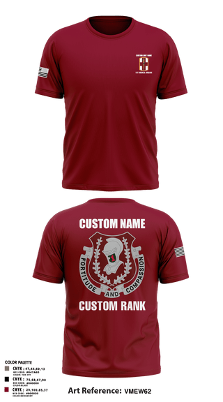 Short Sleeve Performance Shirt, 1st Medical Brigade, , Teamtime, Team time, sublimation, custom sports apparel, team uniforms, spirit wear, spiritwear, sports uniforms, custom shirts, team store, custom team store, fundraiser sports, apparel fundraiser