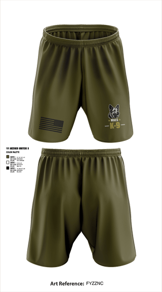 Athletic Shorts With Pockets, Mals K9, Police, Teamtime, Team time, sublimation, custom sports apparel, team uniforms, spirit wear, spiritwear, sports uniforms, custom shirts, team store, custom team store, fundraiser sports, apparel fundraiser